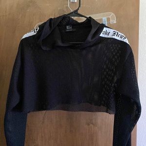 Fake news mesh rave cover up forever 21